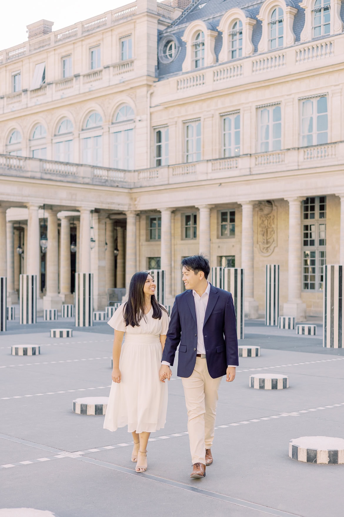 Verlobung in Paris - ein morgendlicher Spaziergang
