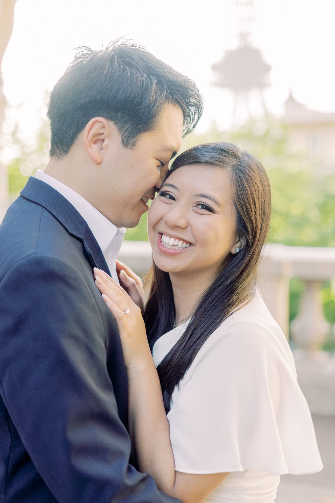 Verlobung in Paris - ein morgendlicher Spaziergang