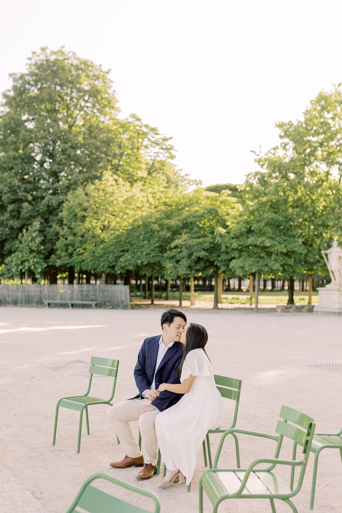 Verlobung in Paris - ein morgendlicher Spaziergang