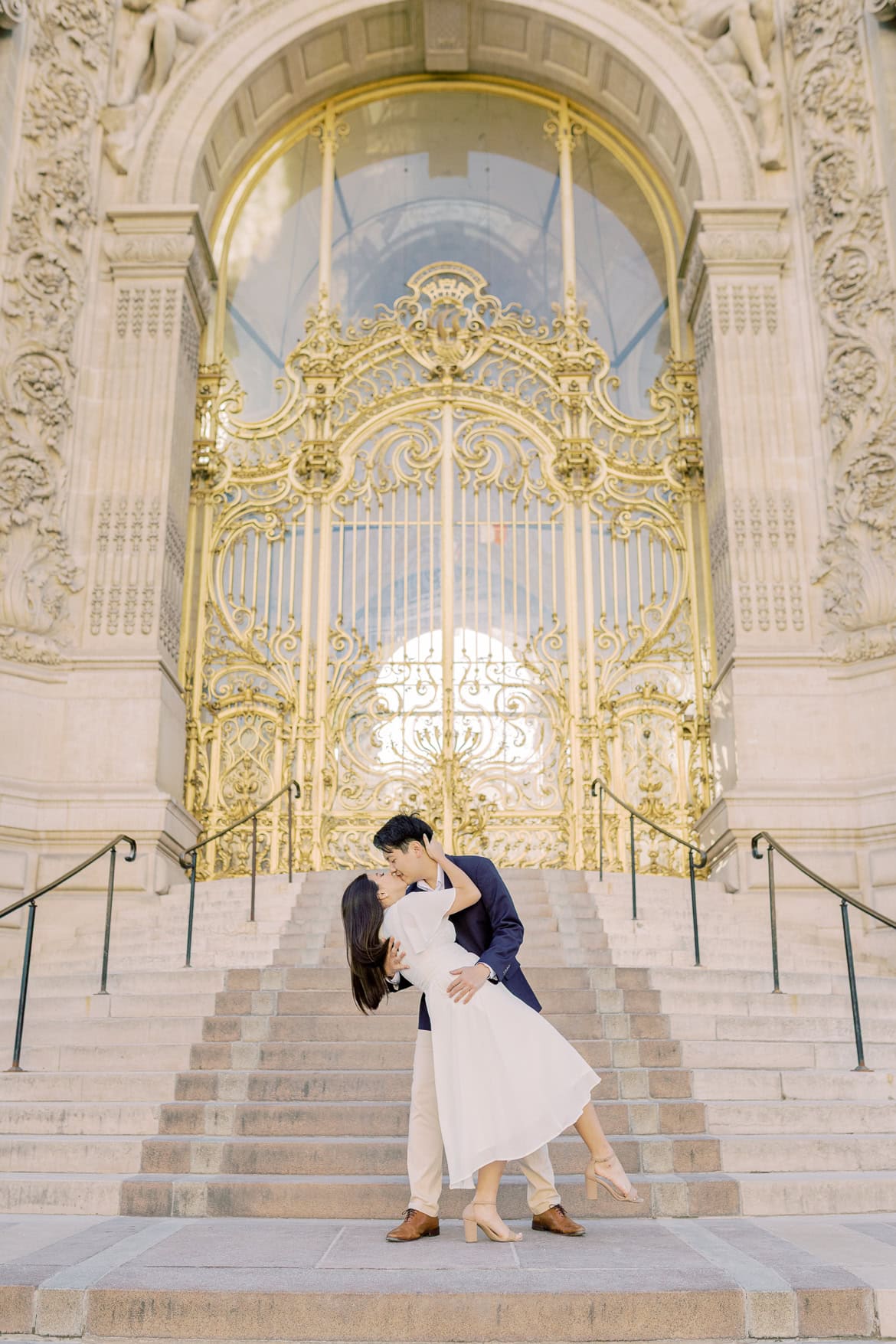 Verlobung in Paris - ein morgendlicher Spaziergang
