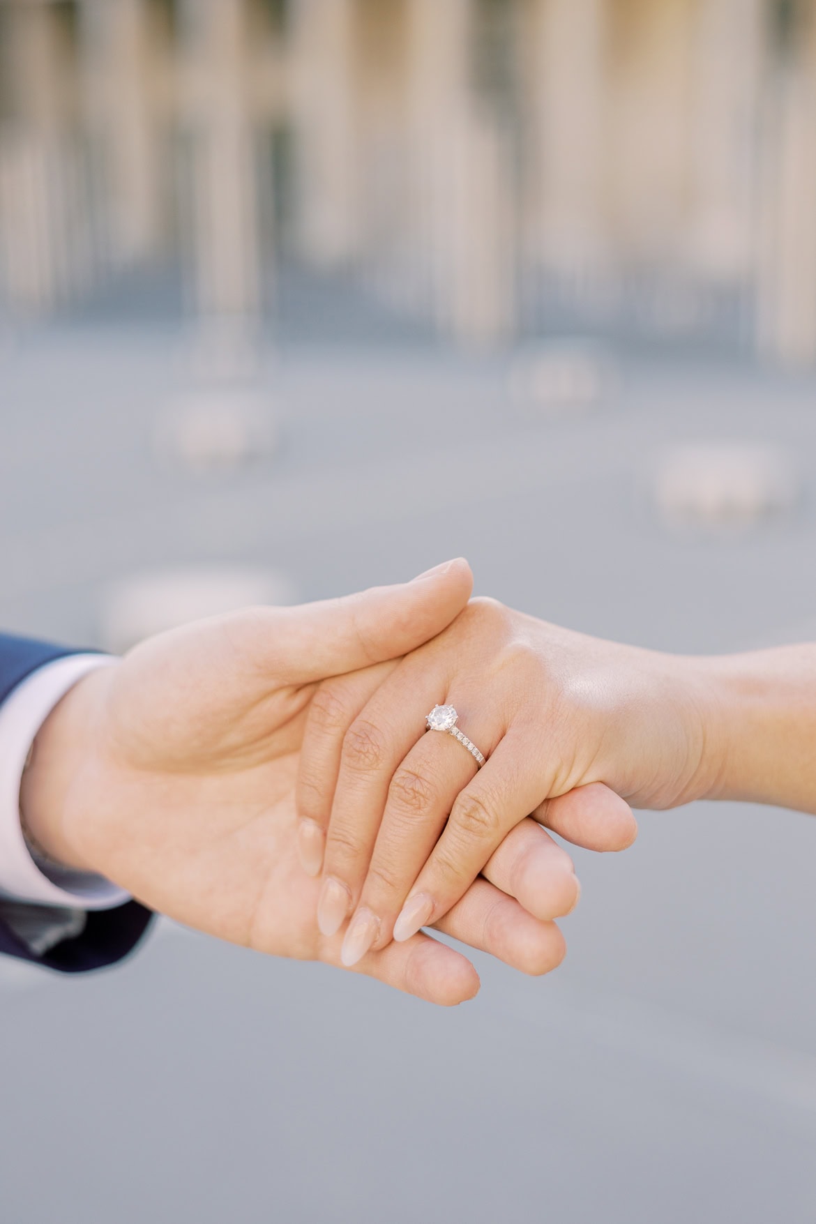 Verlobung in Paris - ein morgendlicher Spaziergang