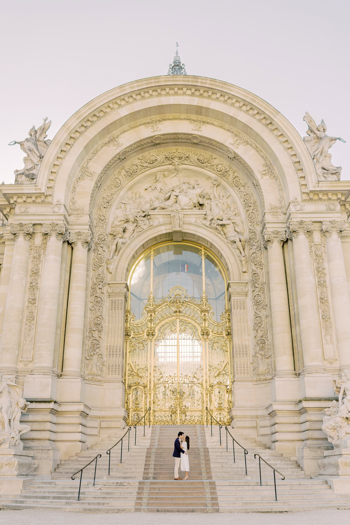 Verlobung in Paris - ein morgendlicher Spaziergang