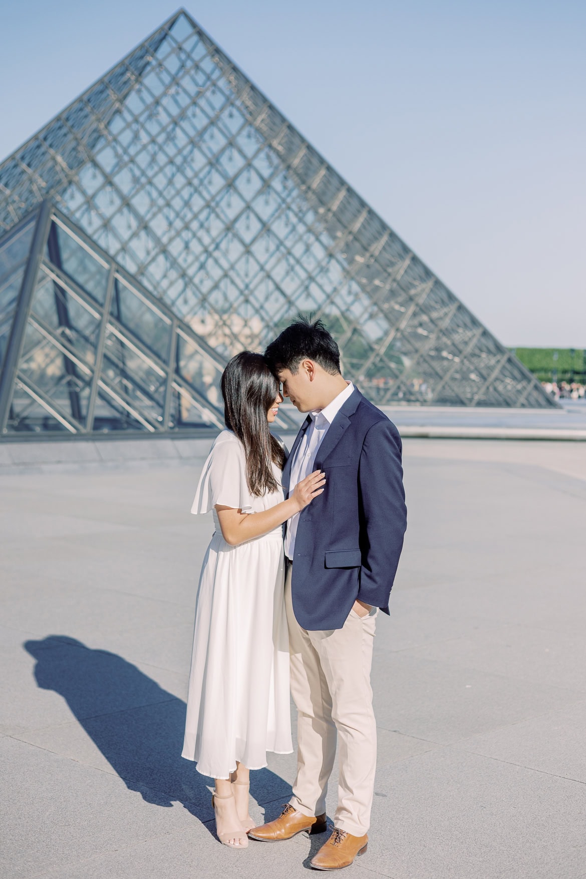 Verlobung in Paris - ein morgendlicher Spaziergang