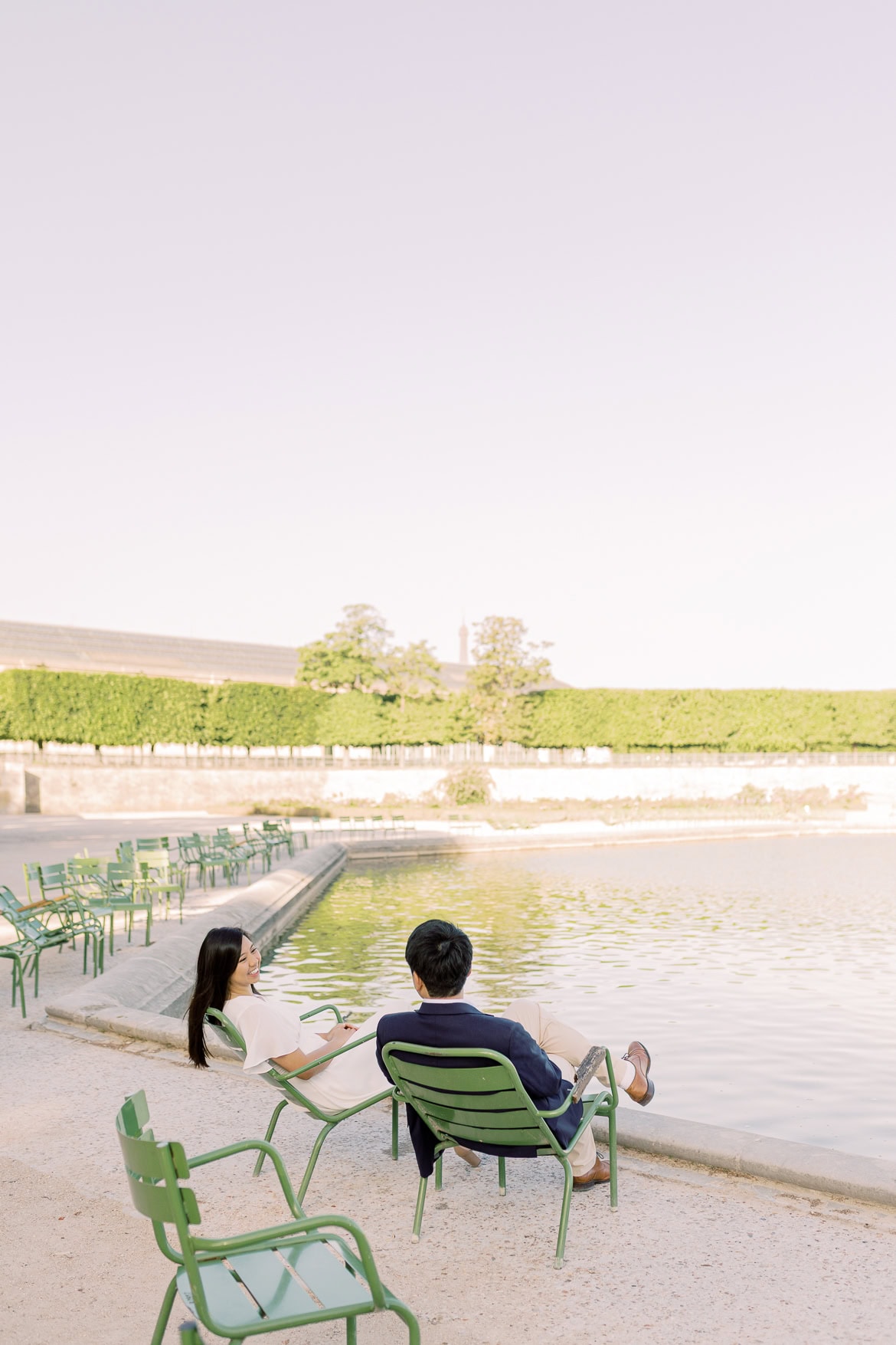 Verlobung in Paris - ein morgendlicher Spaziergang