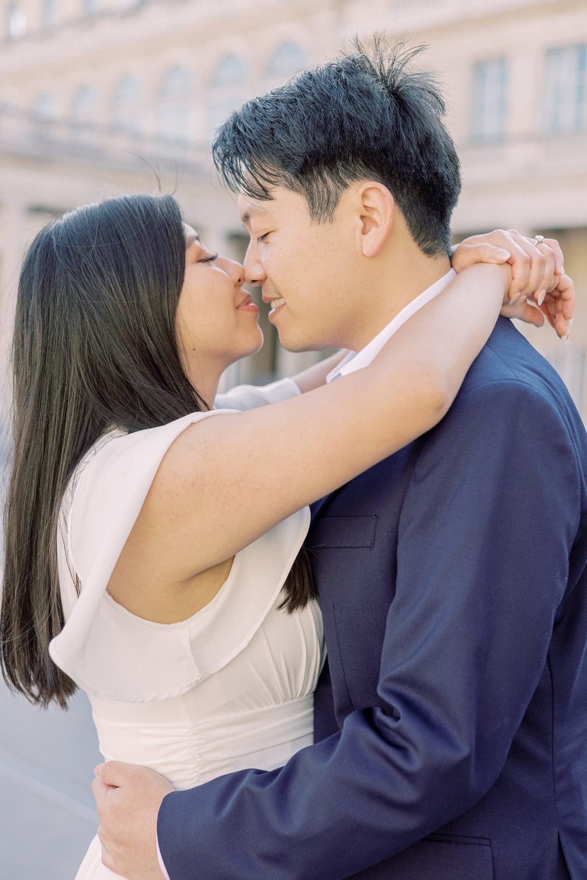 Verlobung in Paris - ein morgendlicher Spaziergang