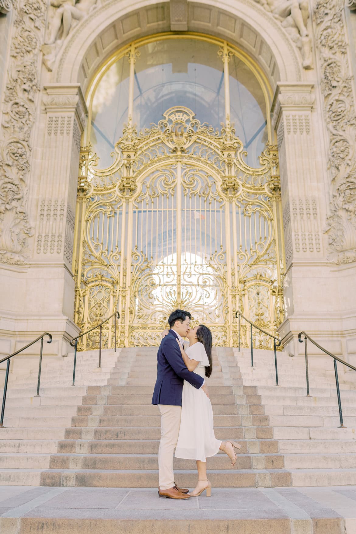 Verlobung in Paris - ein morgendlicher Spaziergang