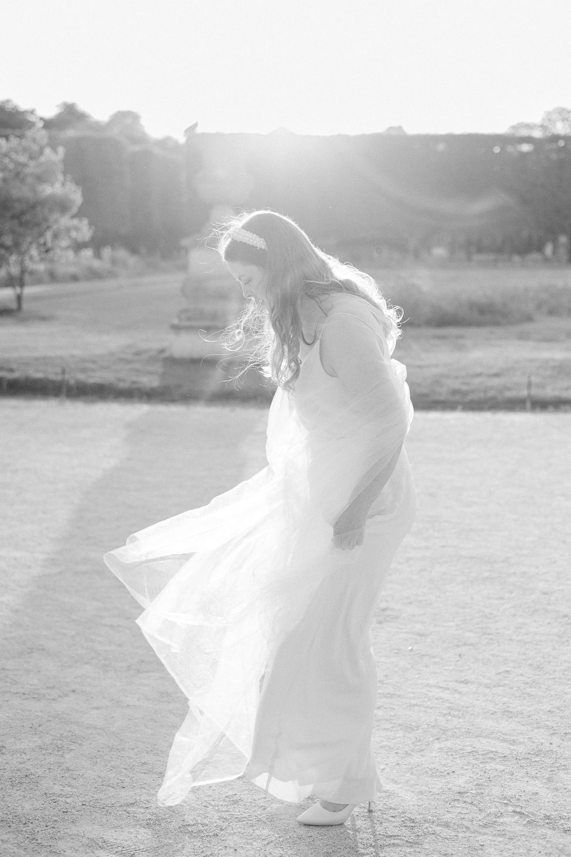 After Wedding Session am Louvre - ein abendlicher Spaziergang