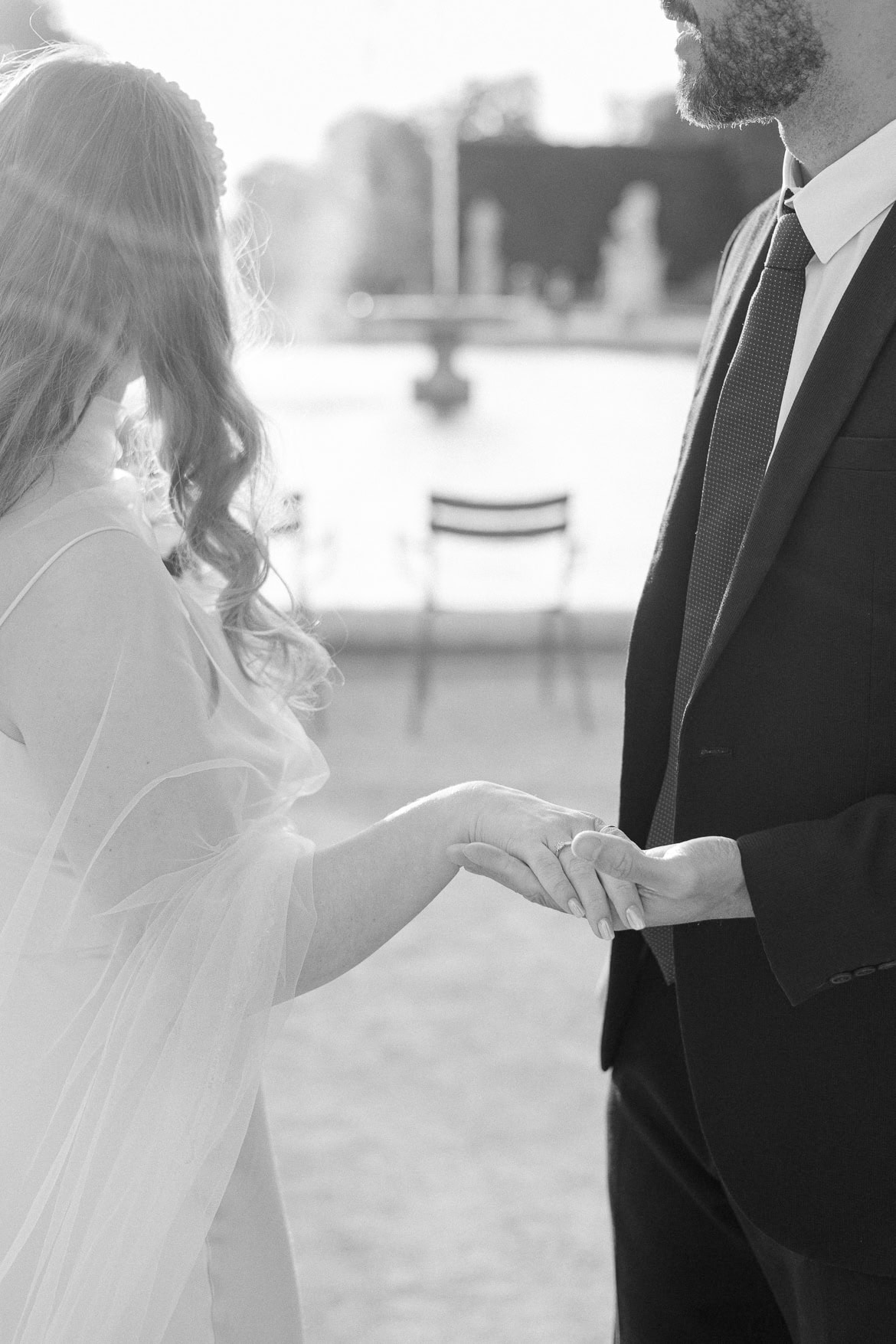 After Wedding Session am Louvre - ein abendlicher Spaziergang
