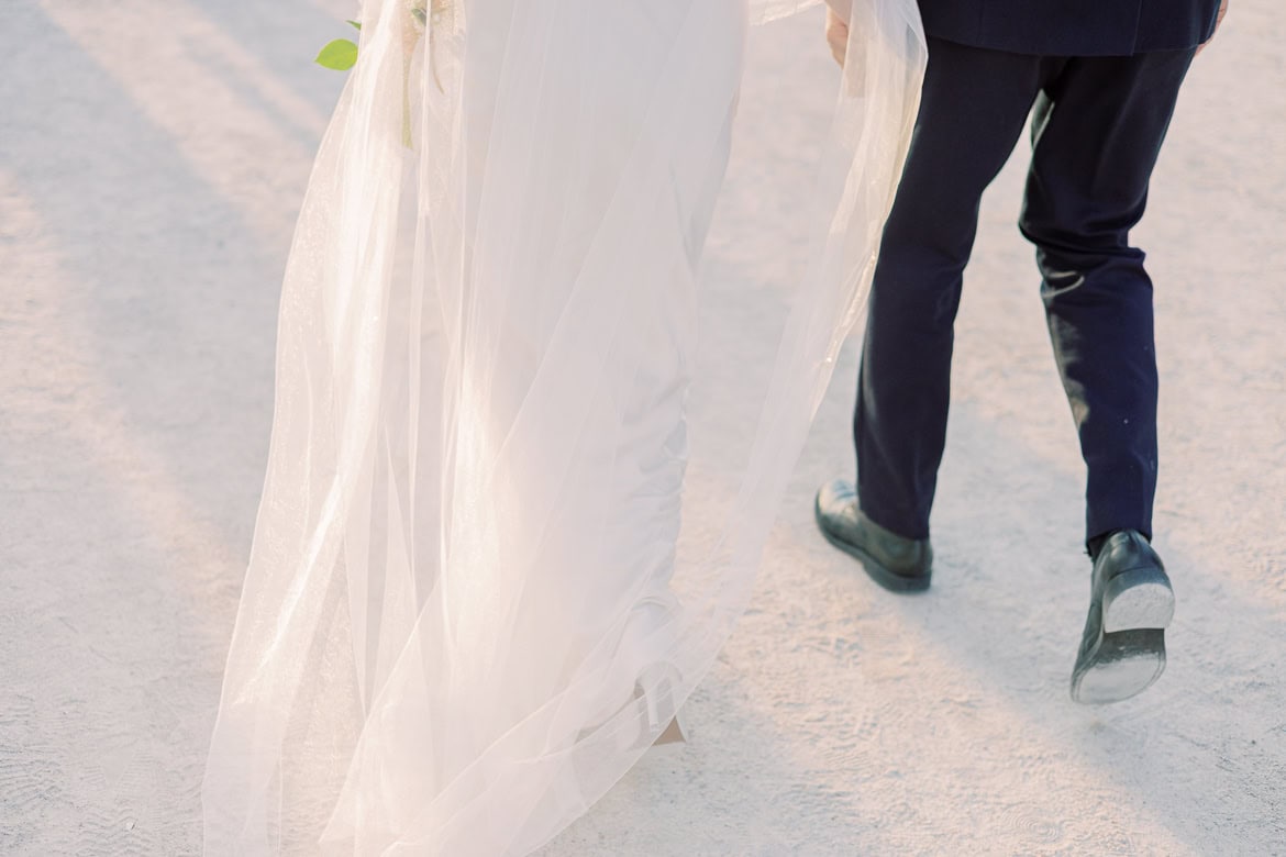 After Wedding Session am Louvre - ein abendlicher Spaziergang