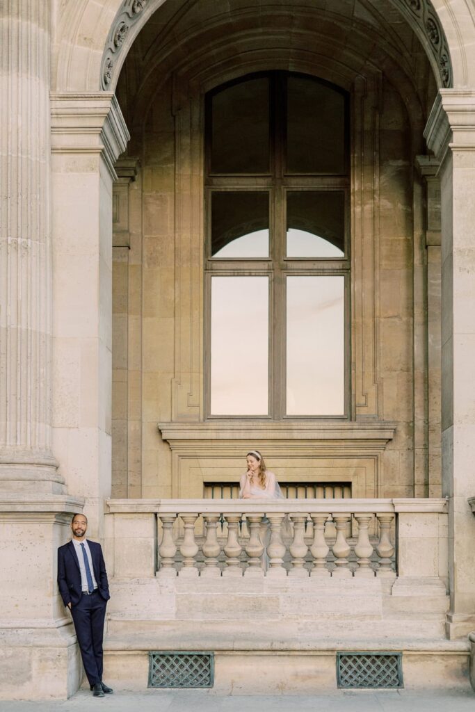 After Wedding Session am Louvre - ein abendlicher Spaziergang