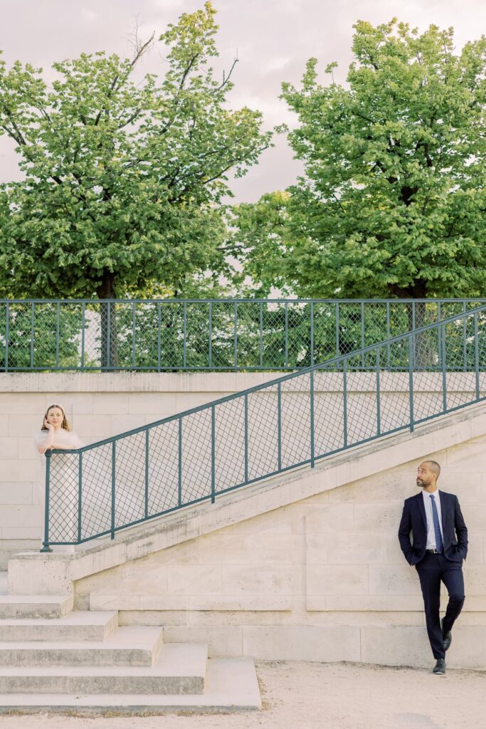After Wedding Session am Louvre - ein abendlicher Spaziergang