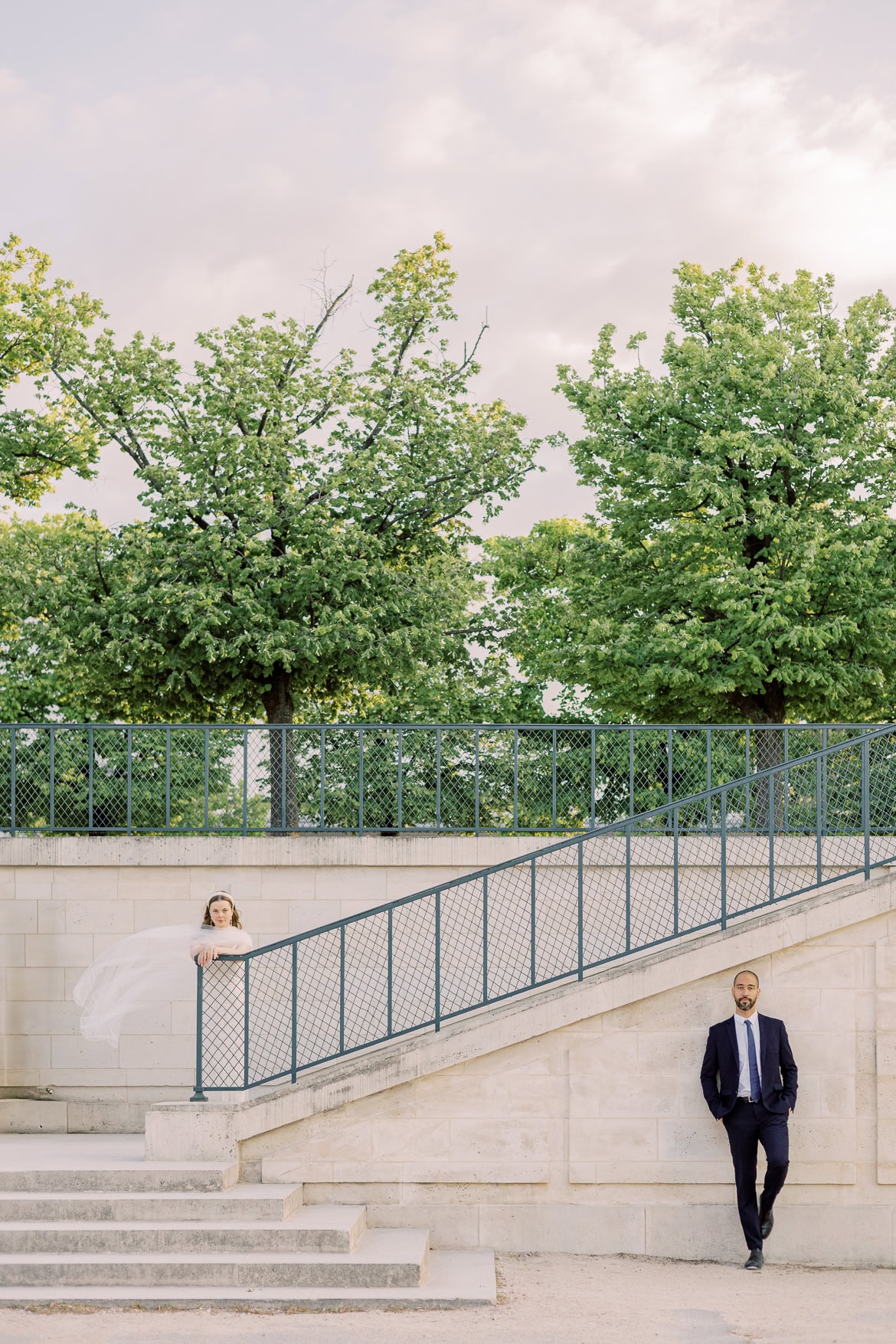 After Wedding Session am Louvre - ein abendlicher Spaziergang