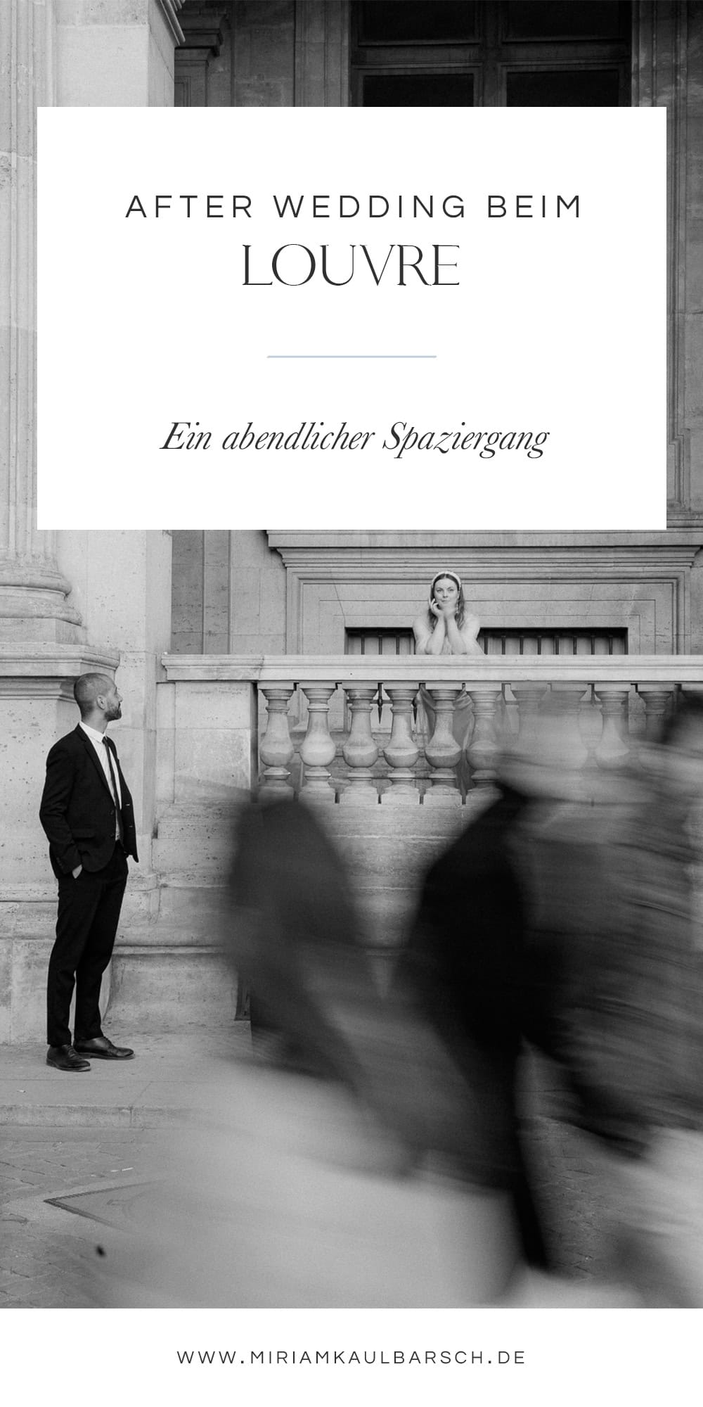 After Wedding Session am Louvre - ein abendlicher Spaziergang