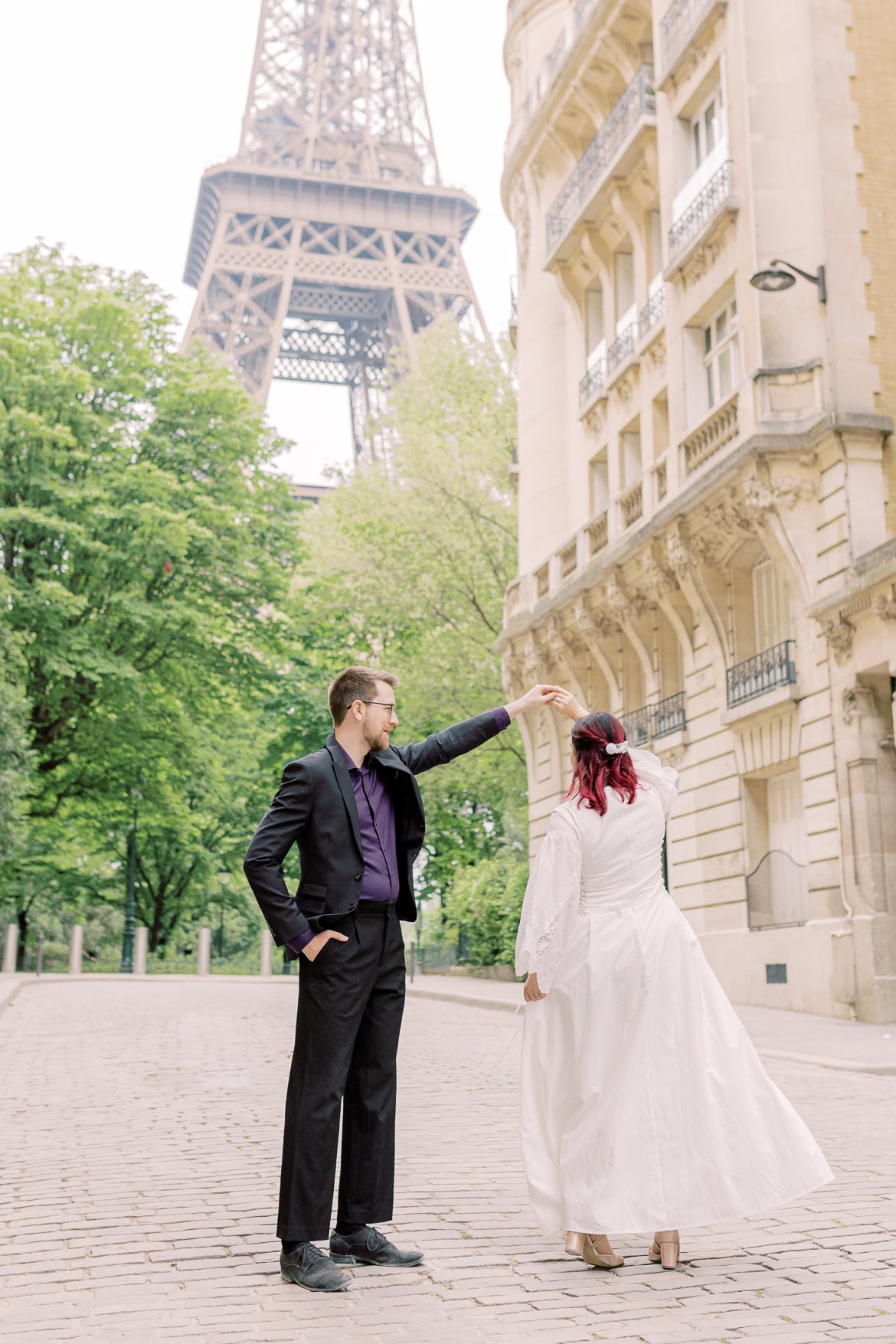 Verlobungsbilder in Paris