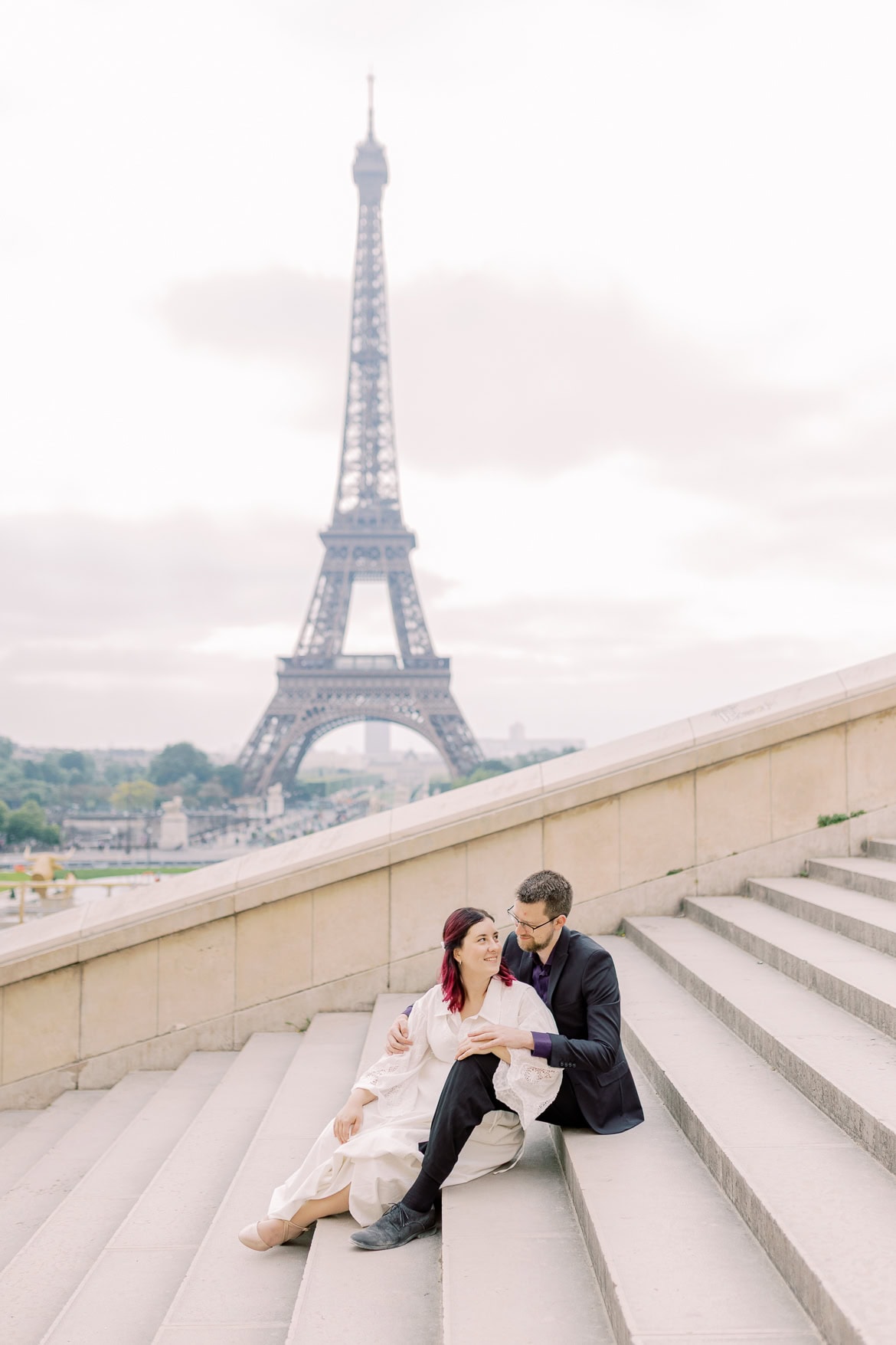 Verlobungsbilder in Paris