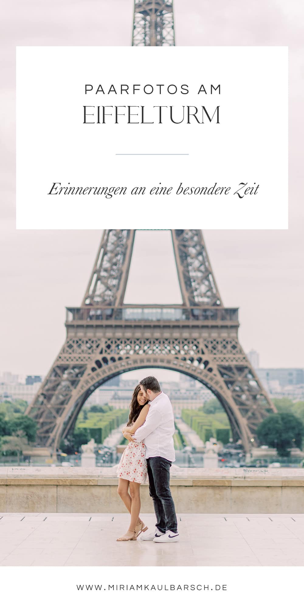 Pärchenfotos in Paris beim Eiffelturm