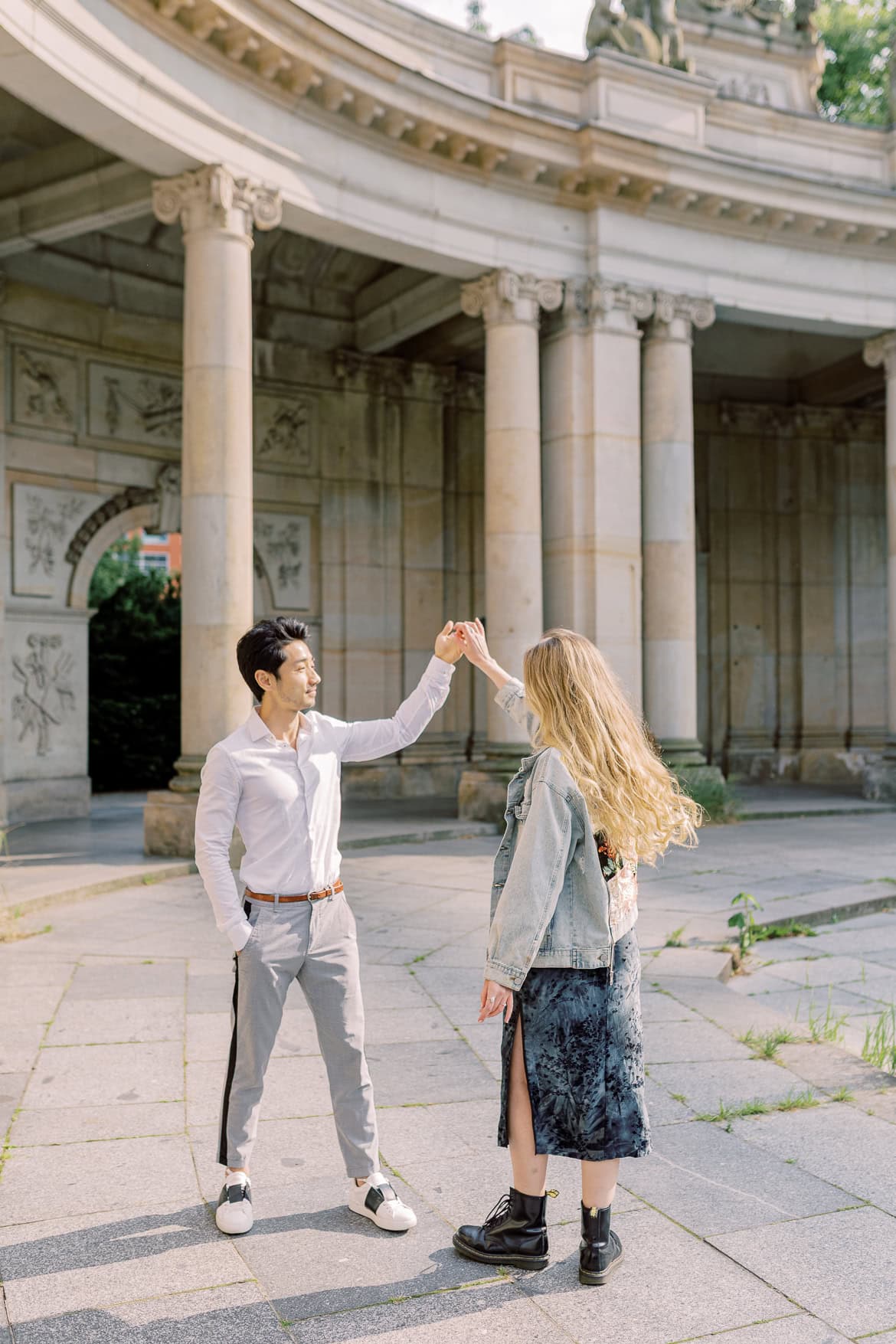 Verlobung in den Spittelkolonnaden Berlin Mitte