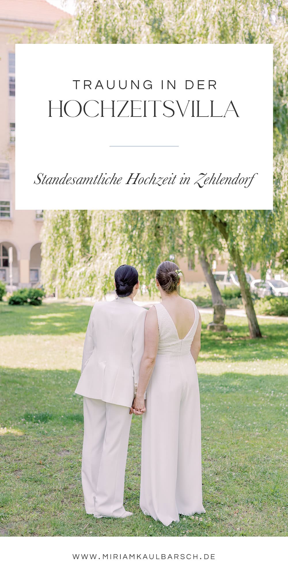 Standesamtliche Trauung in der Hochzeitsvilla Zehlendorf Berlin