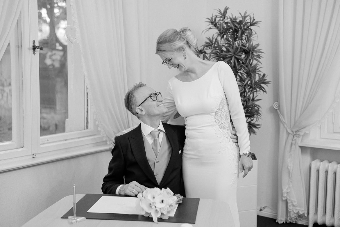Standesamtliche Trauung in der Hochzeitsvilla Zehlendorf in Berlin