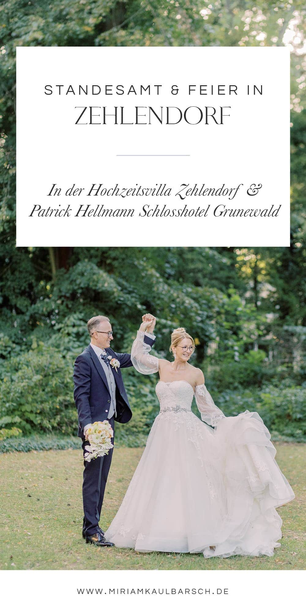 Freie Trauung und Feier im Patrick Hellmann Schlosshotel Berlin Grunewald