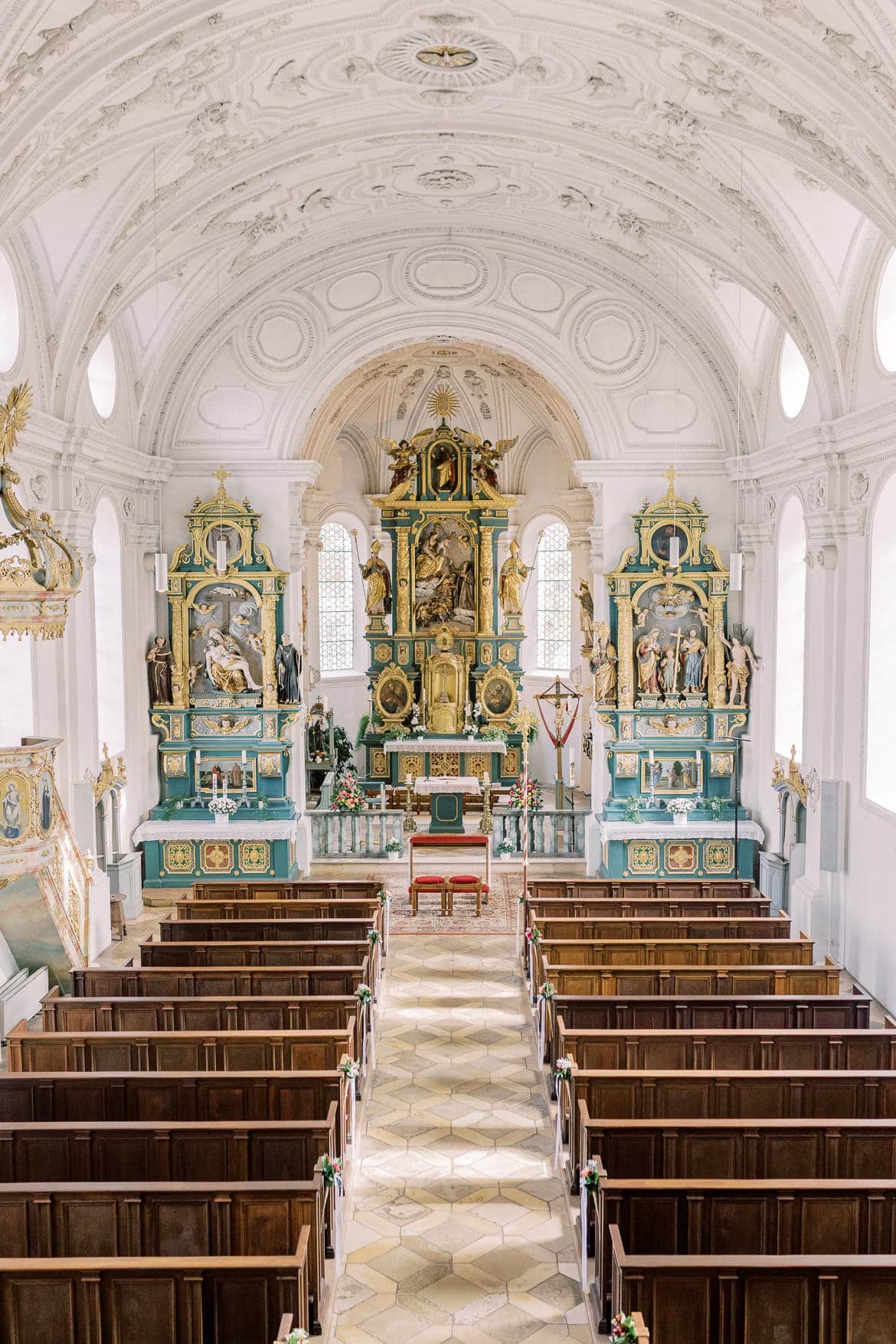 Kirchliche Trauung in München mit Feier in der "Alten Gärtnerei"