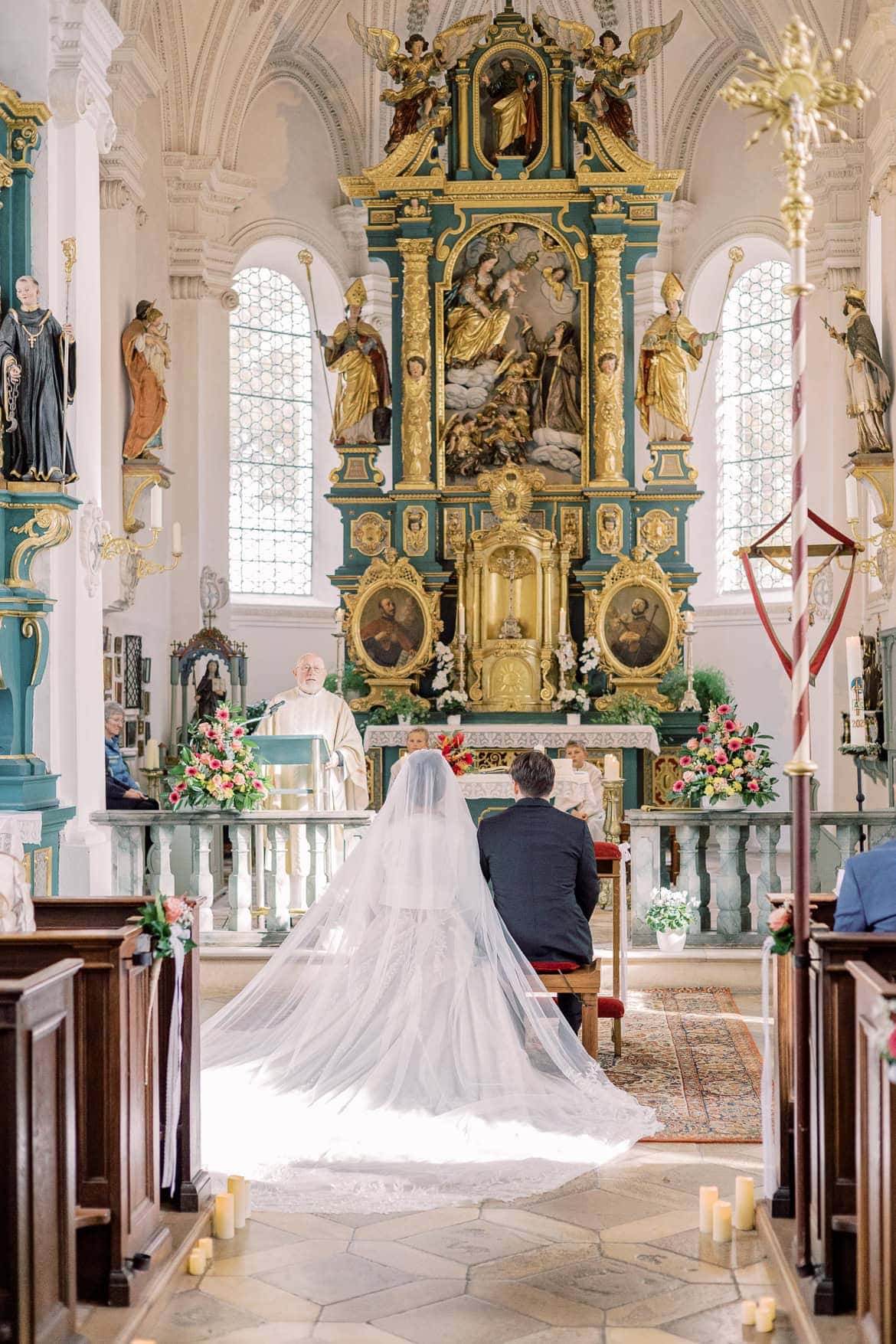Kirchliche Trauung in München mit Feier in der "Alten Gärtnerei"