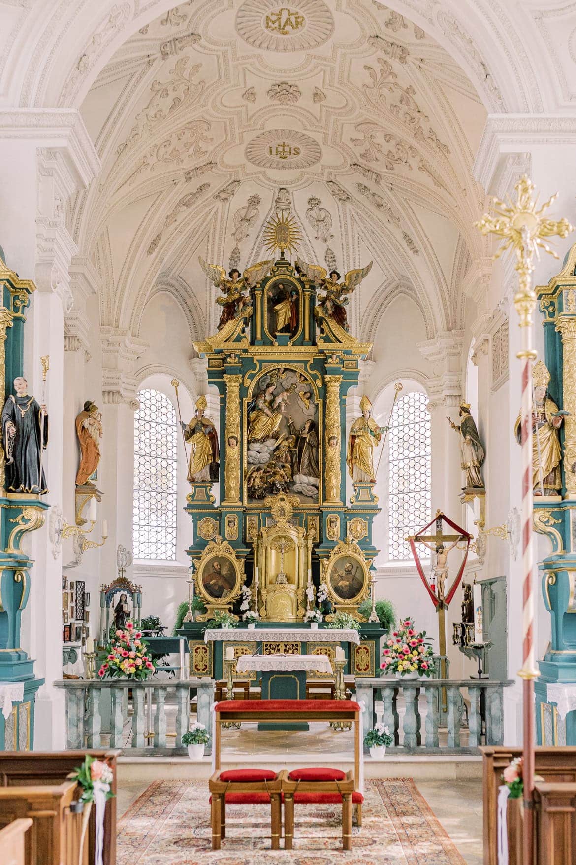 Kirchliche Trauung in München mit Feier in der "Alten Gärtnerei"