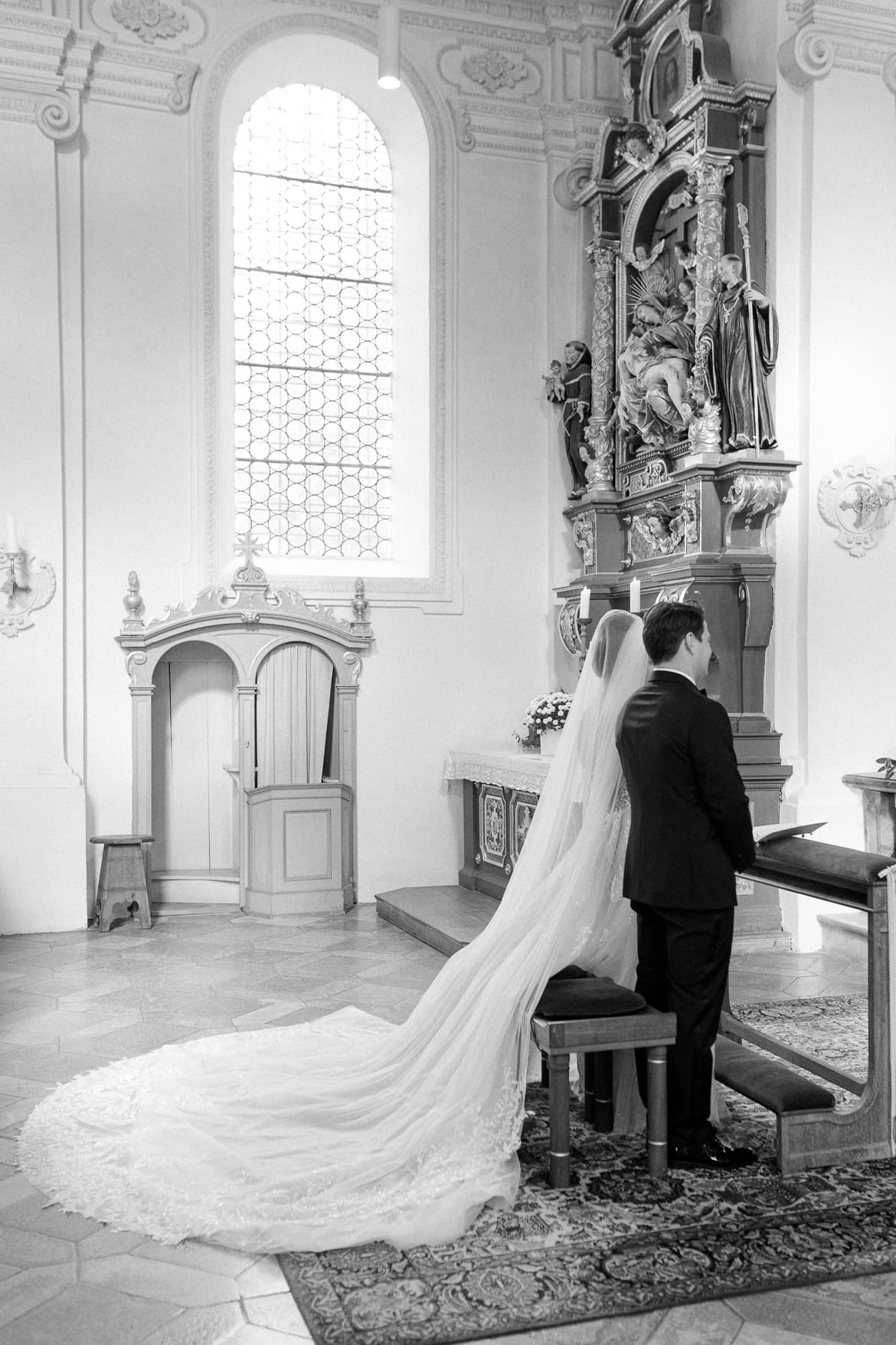Kirchliche Trauung in München mit Feier in der "Alten Gärtnerei"