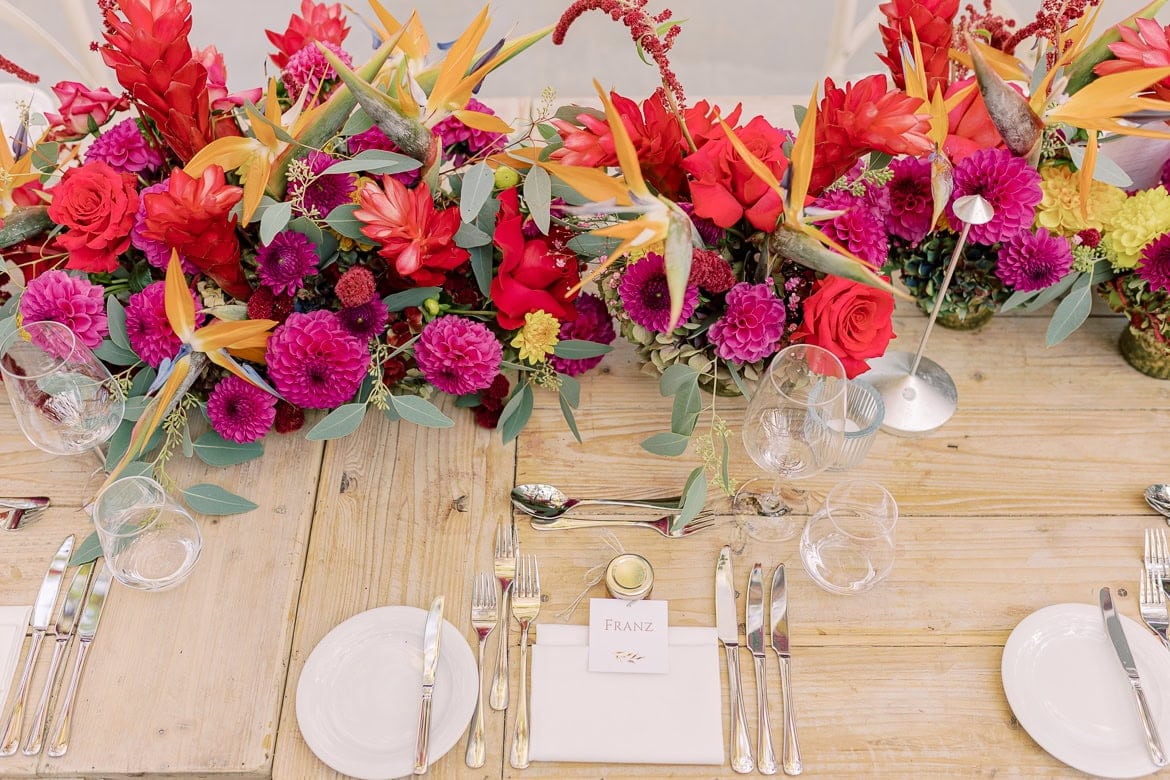 Kirchliche Trauung in München mit Feier in der "Alten Gärtnerei"