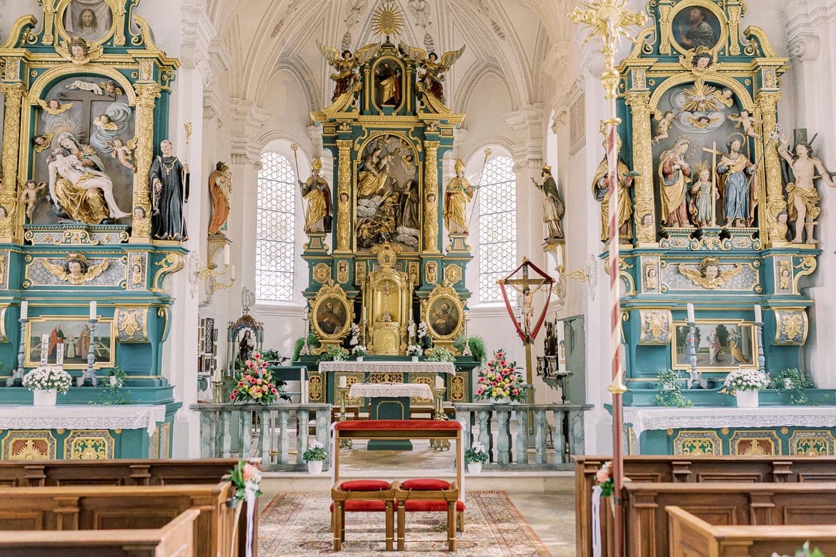 Kirchliche Trauung in München mit Feier in der "Alten Gärtnerei"