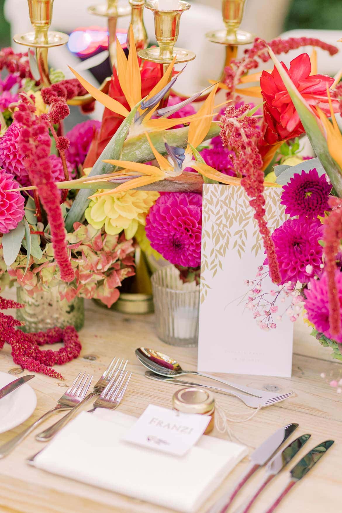 Kirchliche Trauung in München mit Feier in der "Alten Gärtnerei"