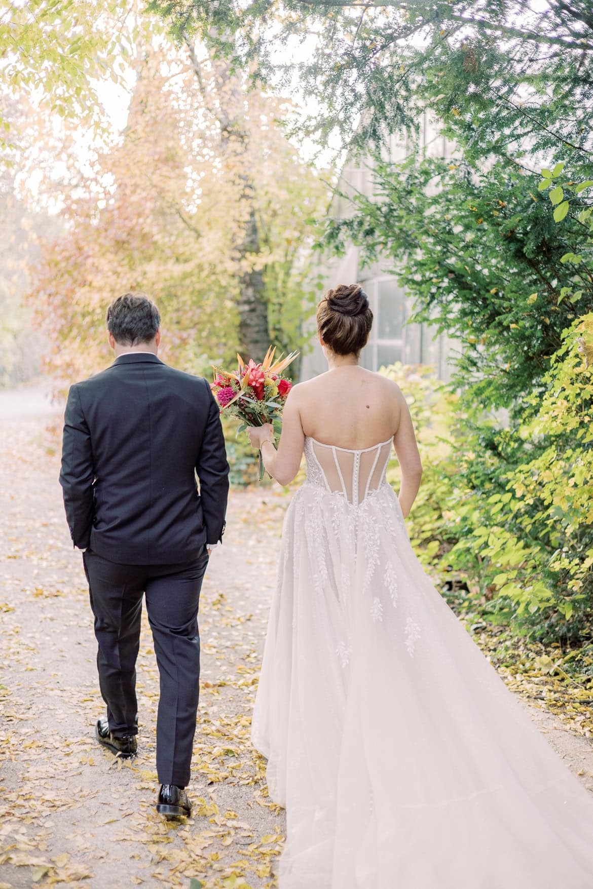 Kirchliche Trauung in München mit Feier in der "Alten Gärtnerei"