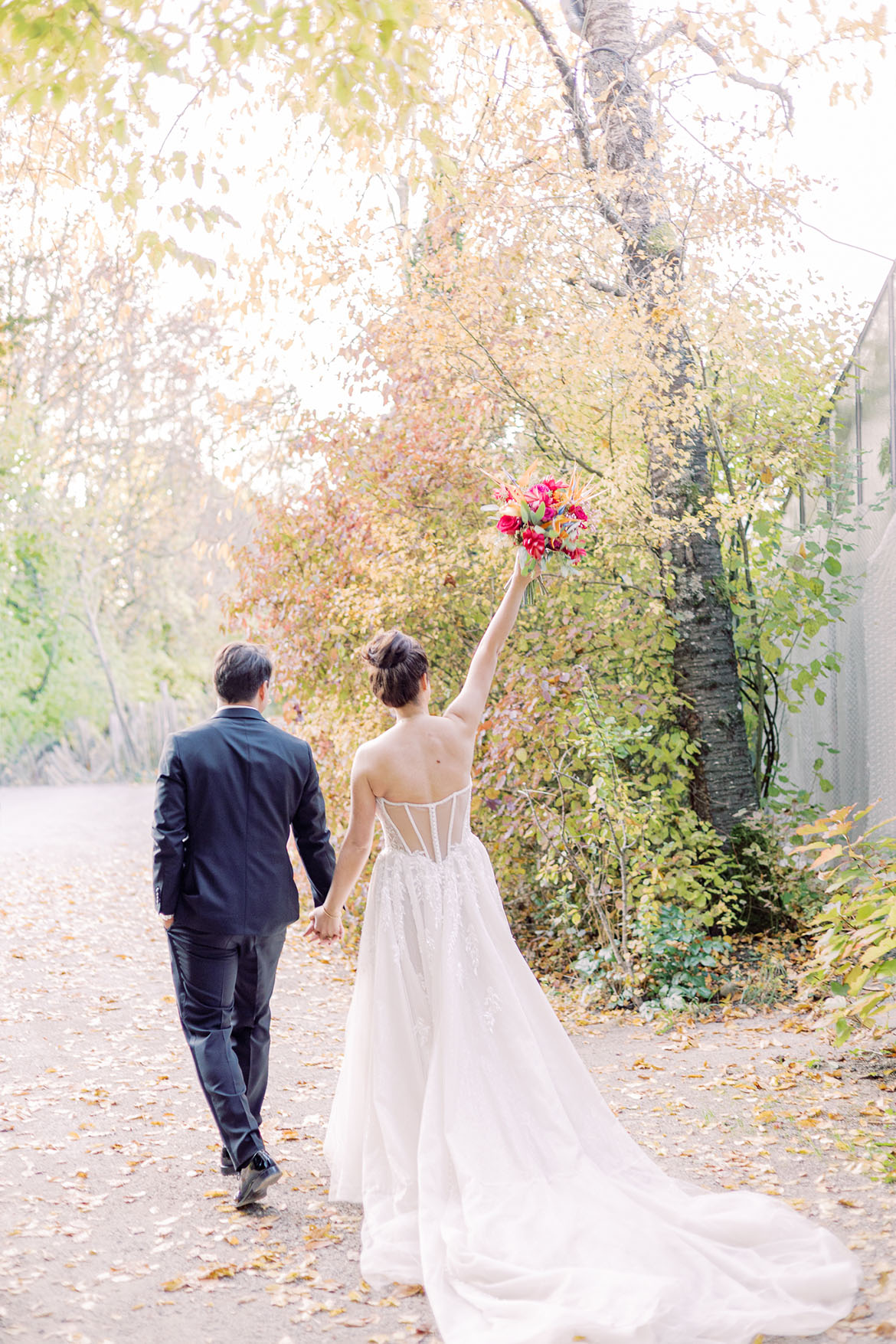 Kirchliche Trauung in München mit Feier in der "Alten Gärtnerei"