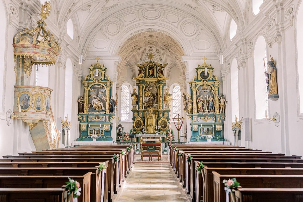 Kirchliche Trauung in München mit Feier in der "Alten Gärtnerei"